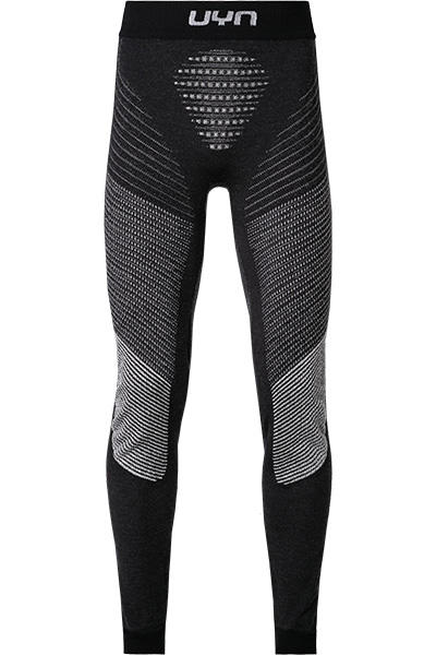 UYN, Funktions-Unterhose, Mikrofaser-Kaschmir, schwarz-silber gemustert