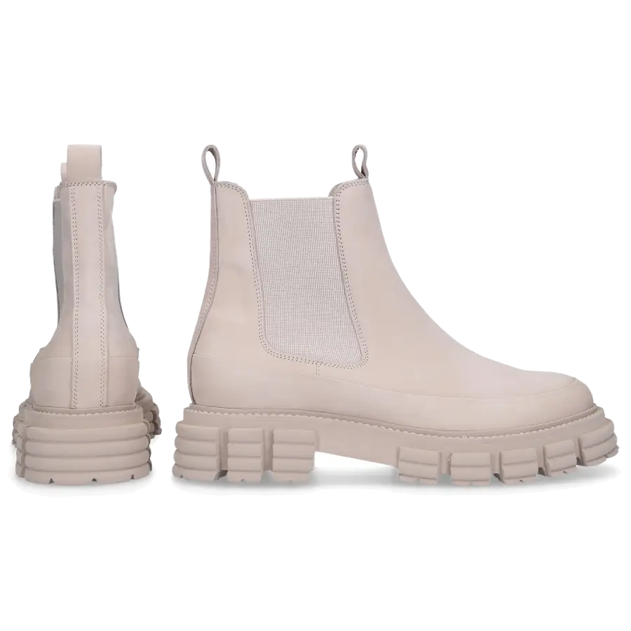 305 SOBE - Chelsea Boots GRENADA Nubukleder - beige