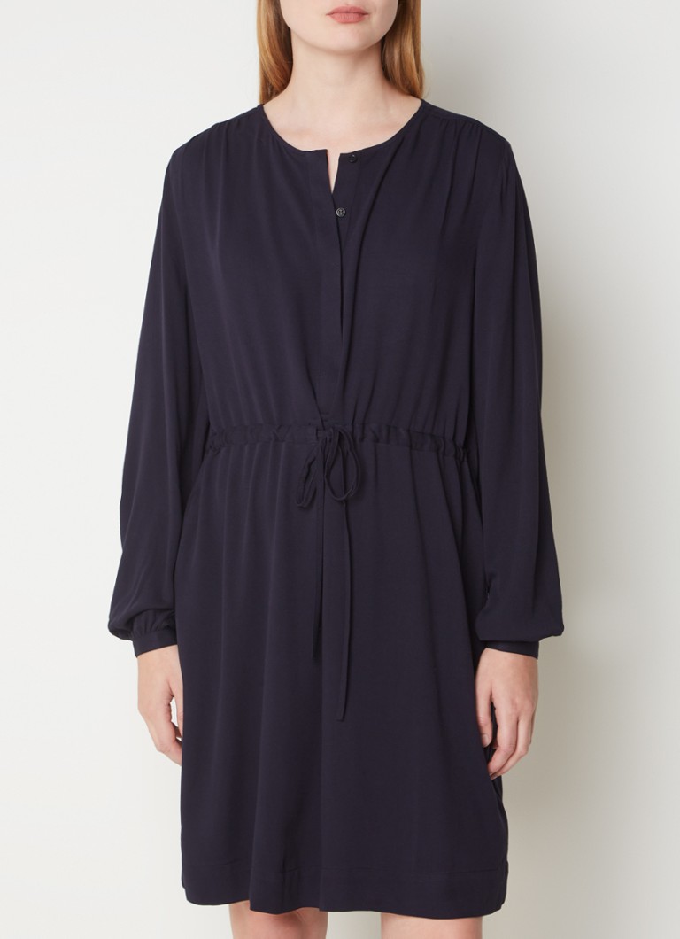 Abito corto a blusa Malvinaa di ARMEDANGELS con tasche laterali e maniche a sbuffo