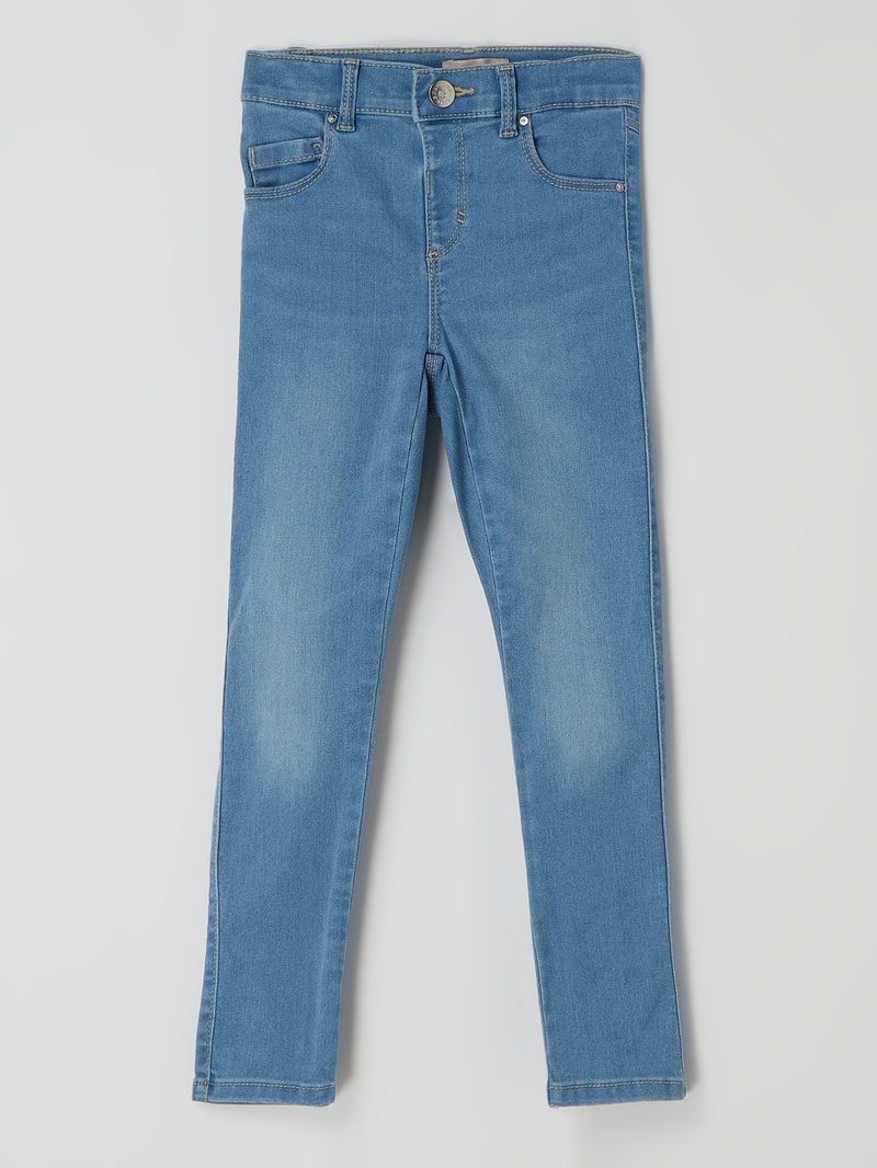 Skinny Fit Jeans mit Stretch-Anteil Modell 'Royal' in jeans