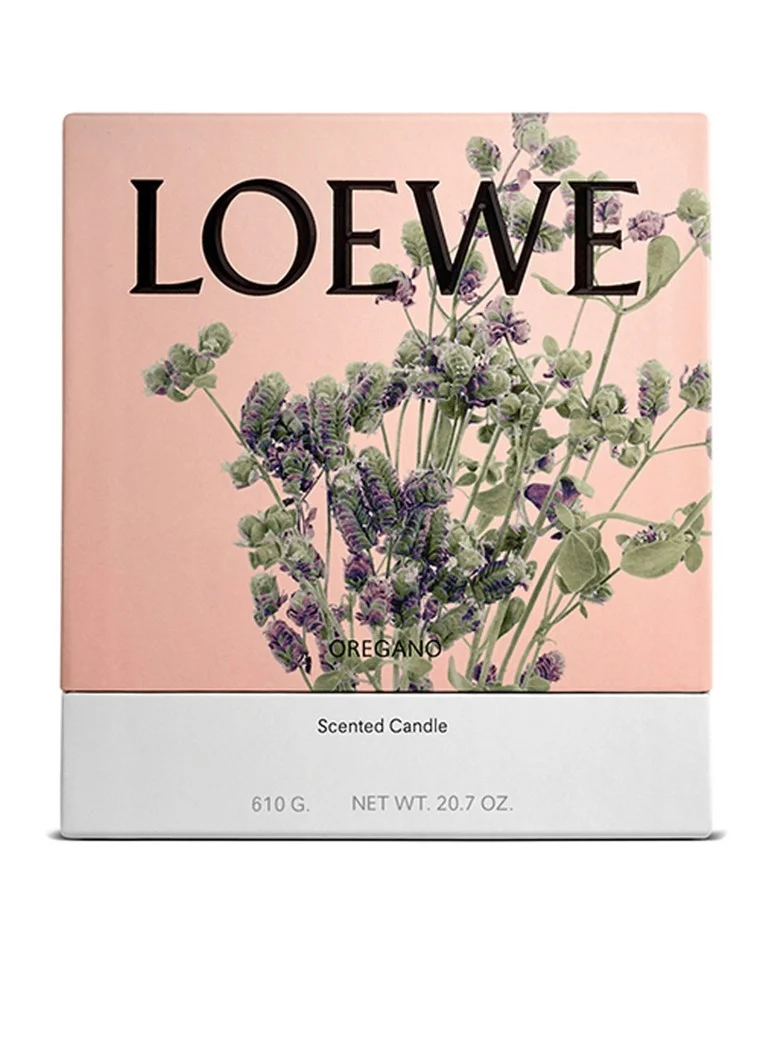 LOEWE vidēja lieluma oregano svece - aromātiskā svece 610 grami