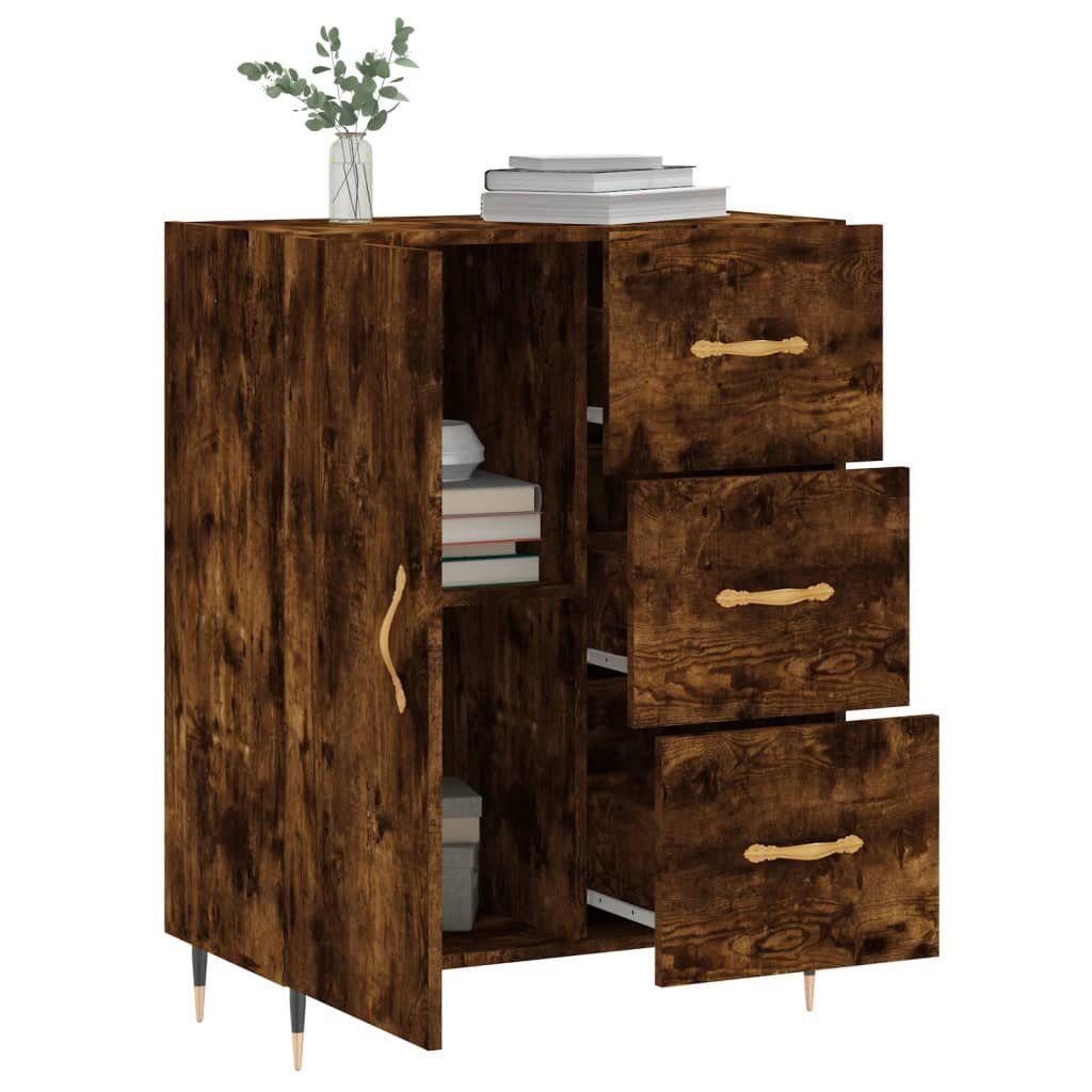 vidaXL Anrichte Sideboard Räuchereiche 69,5x34x90 cm Holzwerkstoff