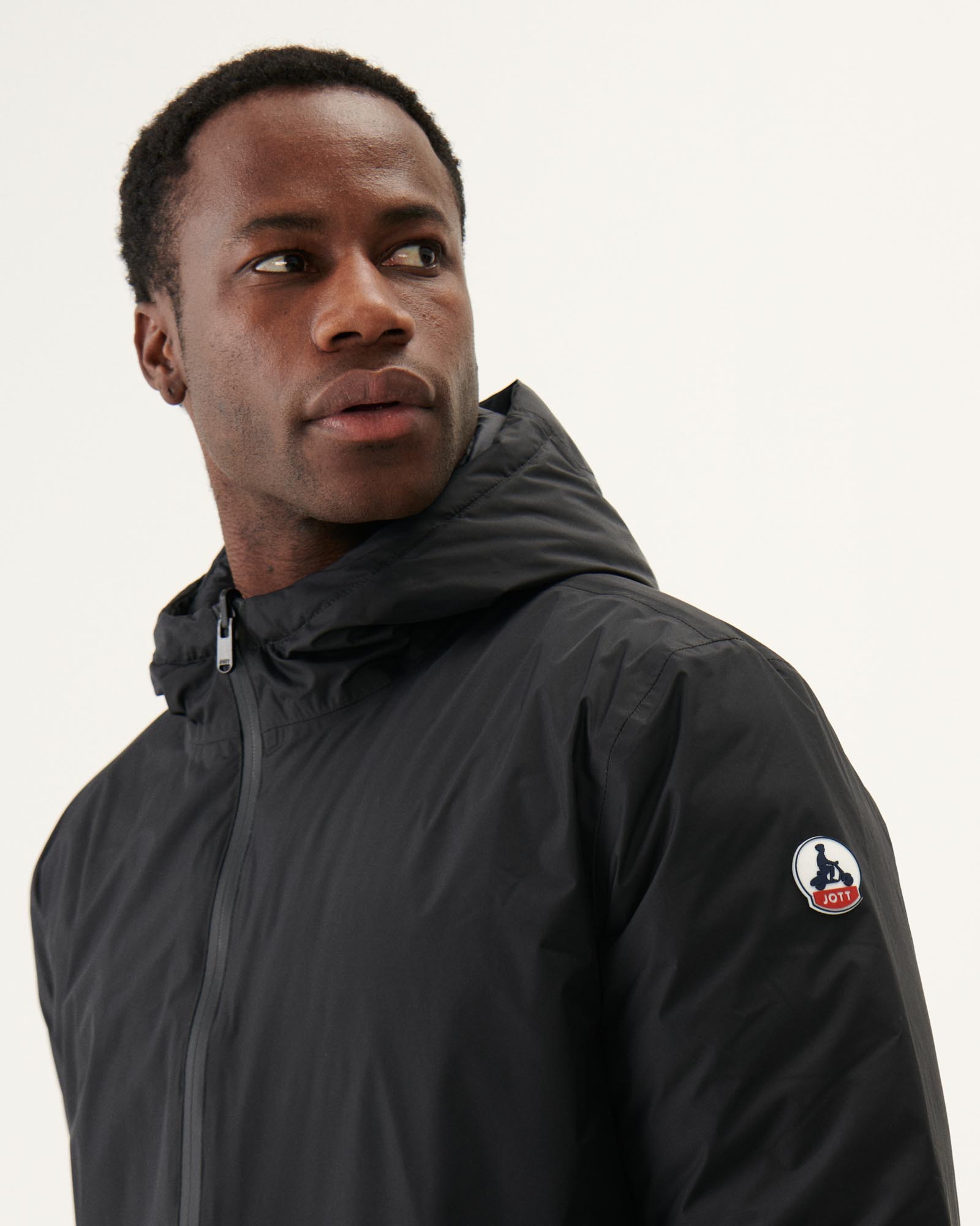 Doudoune longue réversible à capuche Noir Amsterdam