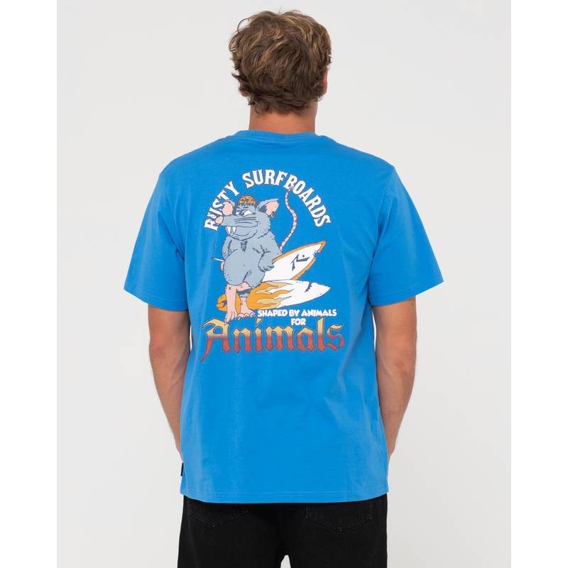 RUSTY ANIMAL SHORT SLEEVE TEE T-Shirt Herren
