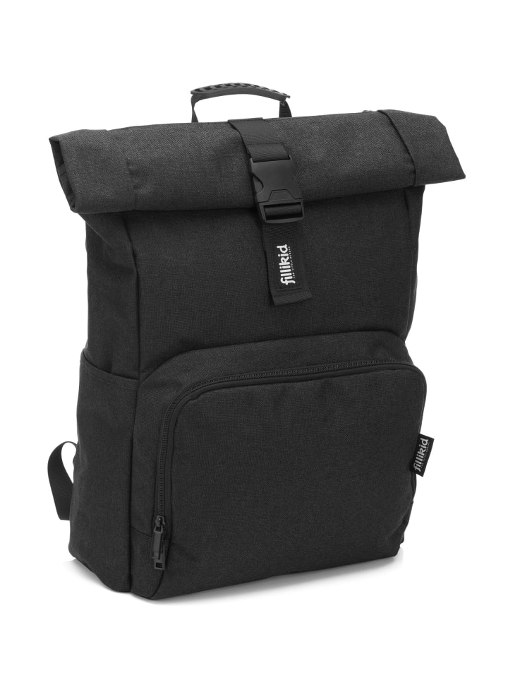 fillikid Wickelrucksack Dublin Exclusiv in Schwarz günstig kaufen onesize