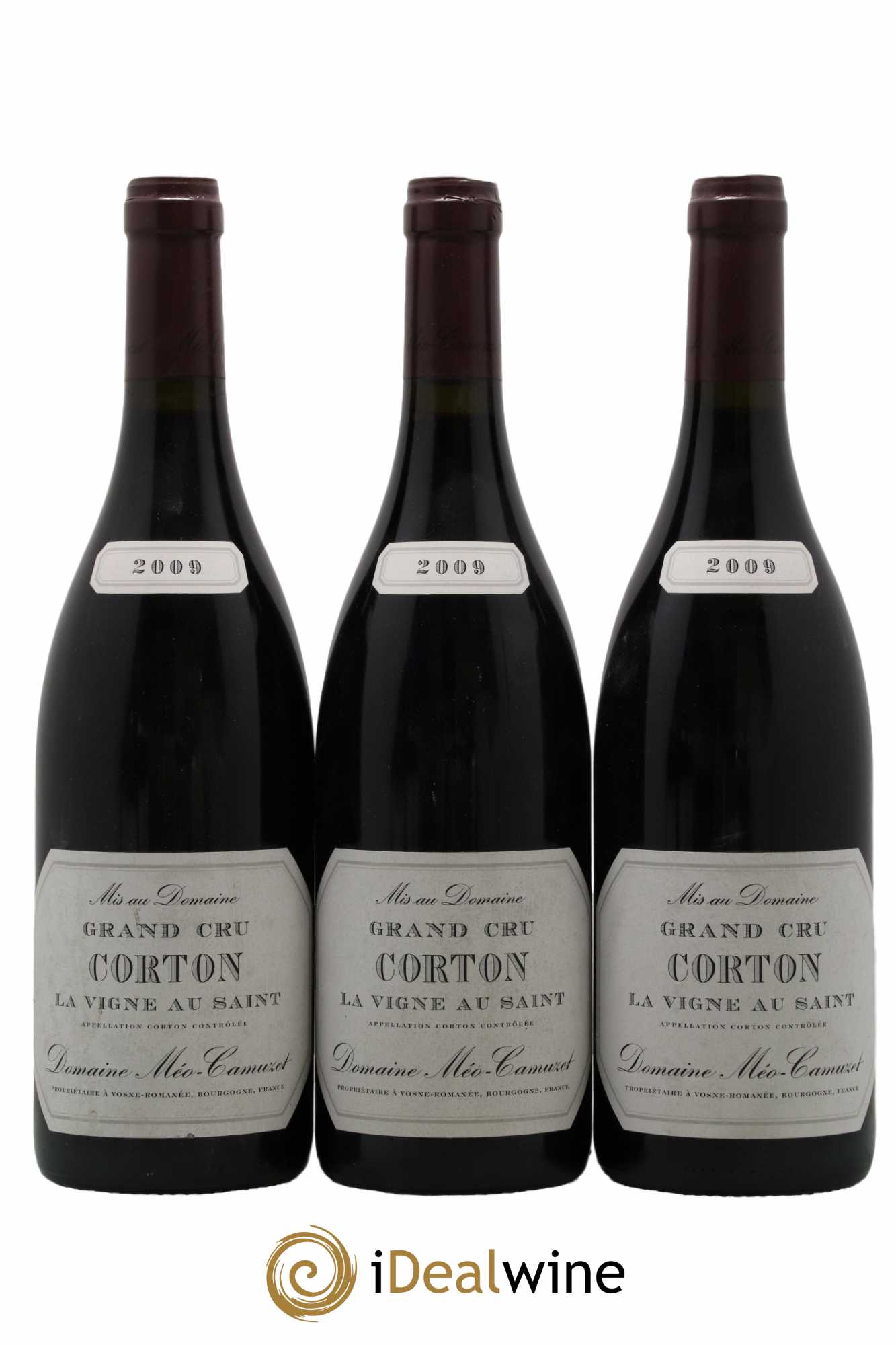 Corton Grand Cru La Vigne au Saint Méo-Camuzet (Domaine)  2009 - Lot de 3 Bouteilles