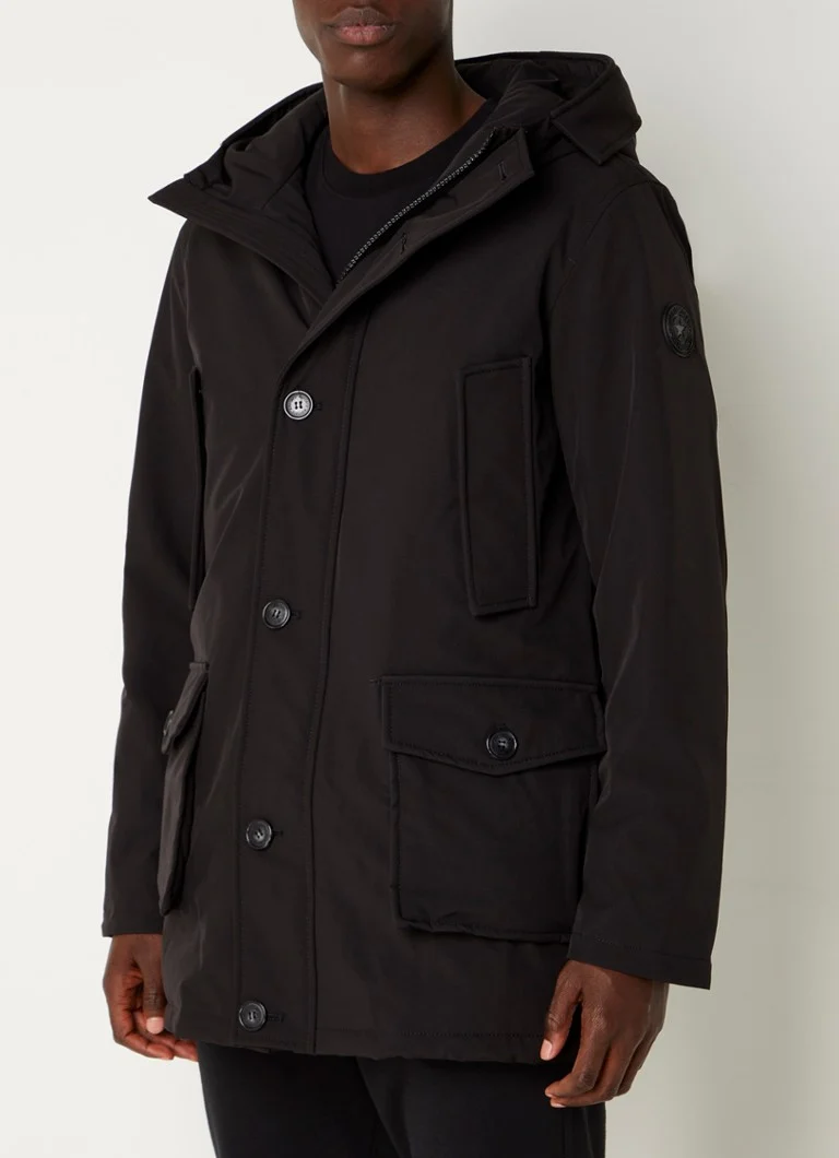Airforce Maxwell padded jacket with flap pockets