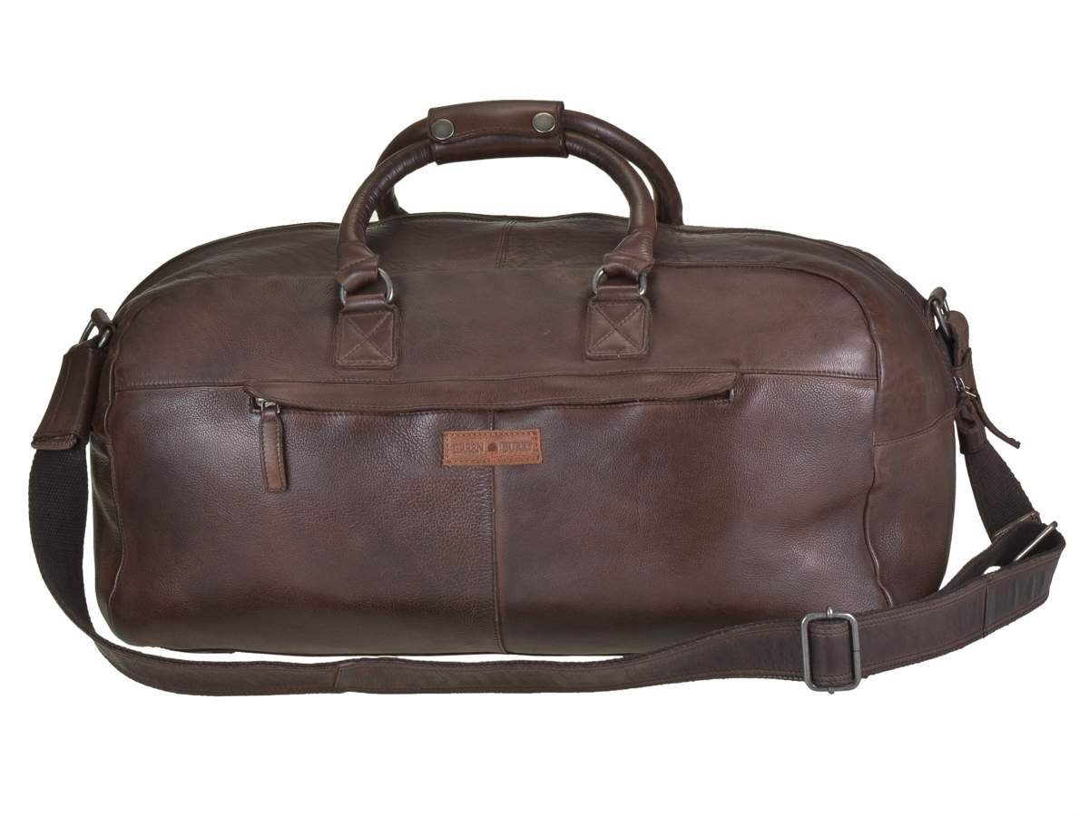 Greenburry Reisetasche Vintage Washed, Sporttasche, Herren Weekender 51cm, knautschig weiches Leder