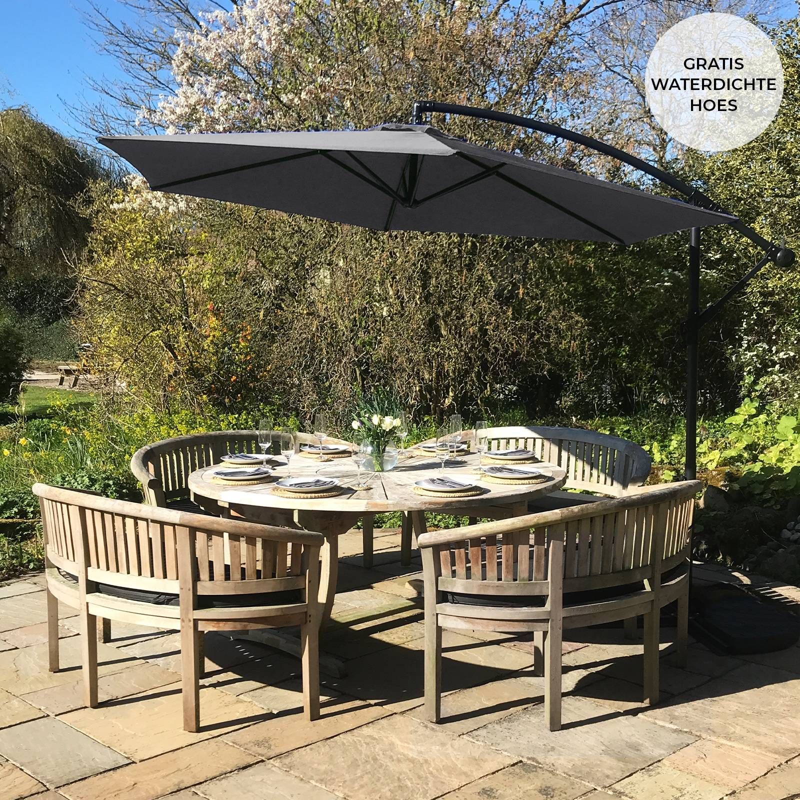 Monstershop 300 freitragender Sonnenschirm