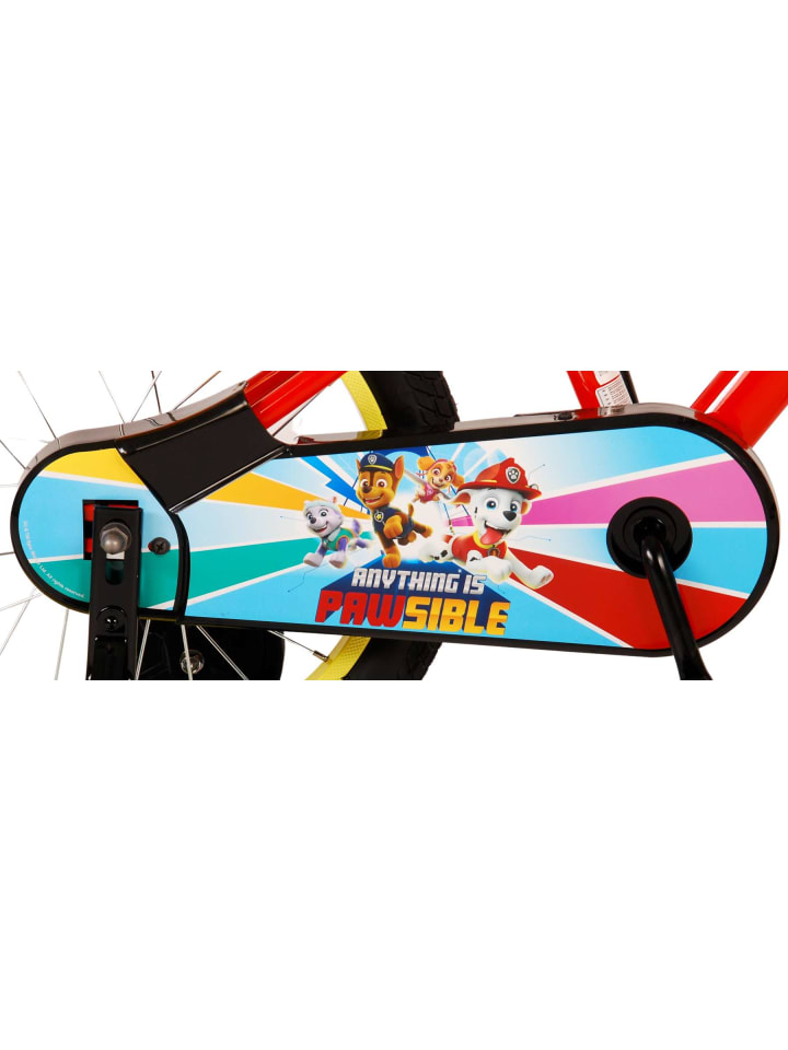 Volare Kinderfahrrad Paw Patrol Fahrrad für Jungen 16 Zoll Kinderrad Rot Blau 4 Jahre günstig kaufen onesize