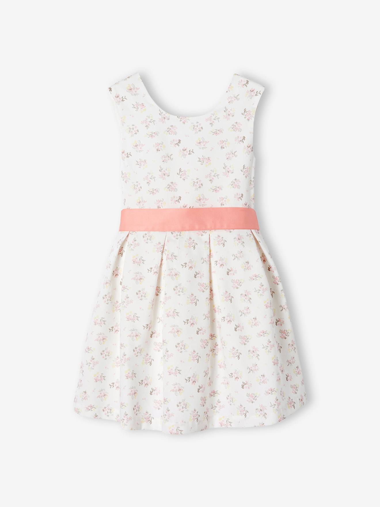 Vertbaudet Mädchen Festkleid - wollweiß