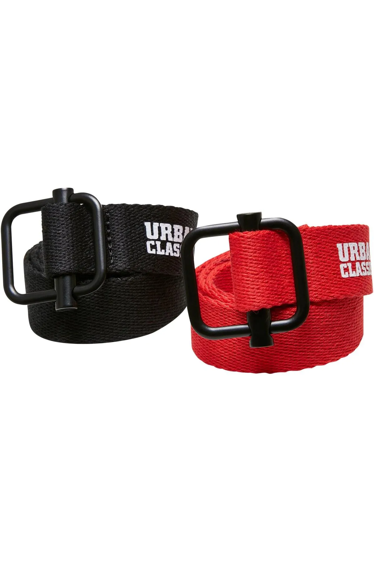 Urban Classics  Accessoires Industrial Canvas Gürtel Kinder 2er-Pack