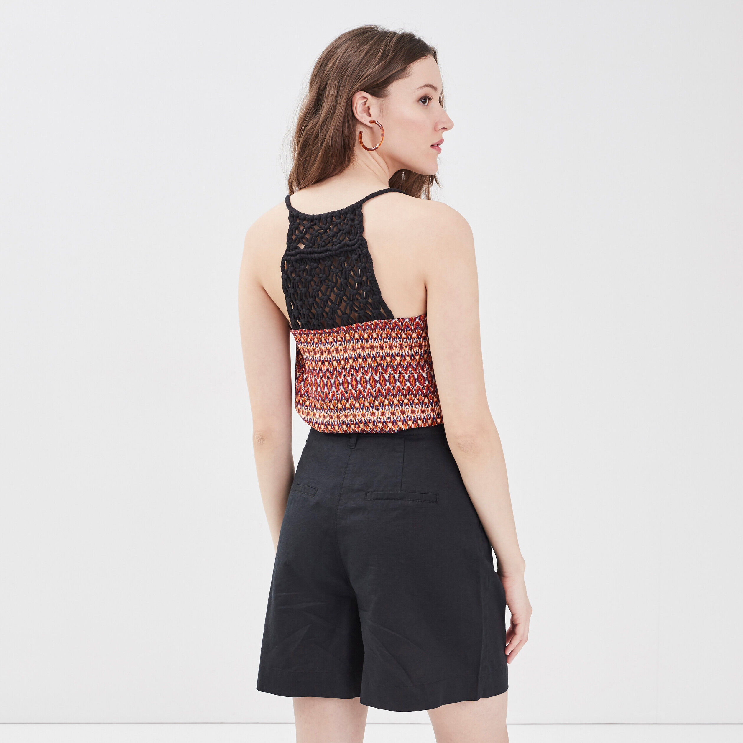 Blouse bretelles fines beige femme | Cache Cache