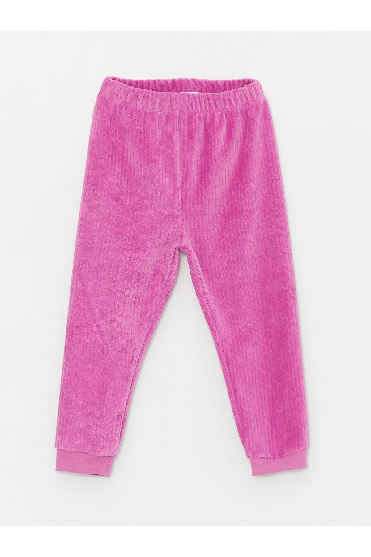 LC Waikiki  Langarm-Pyjama-Set aus Samt für Babys mit Rundhalsausschnitt