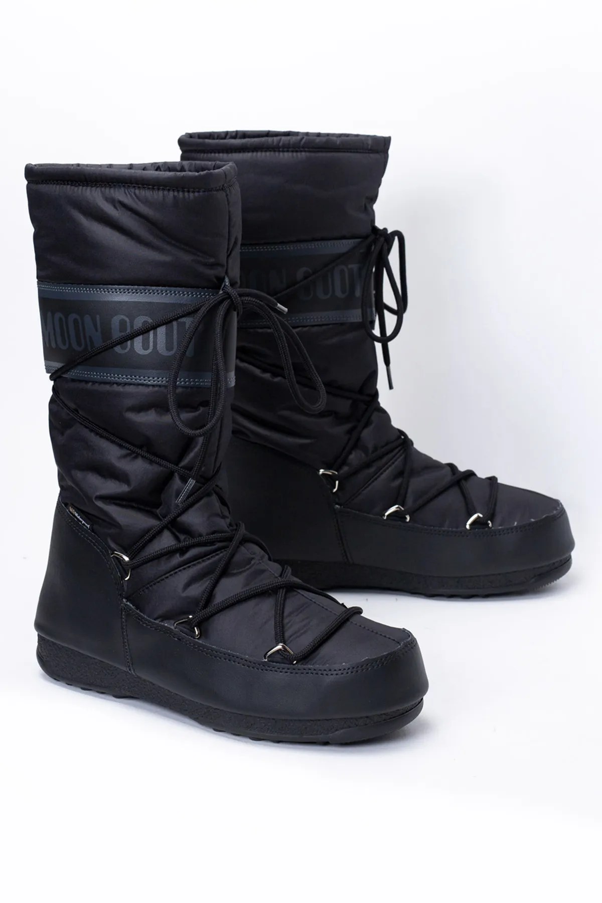 MOON BOOT  Schneestiefel - Schwarz - Flacher Absatz