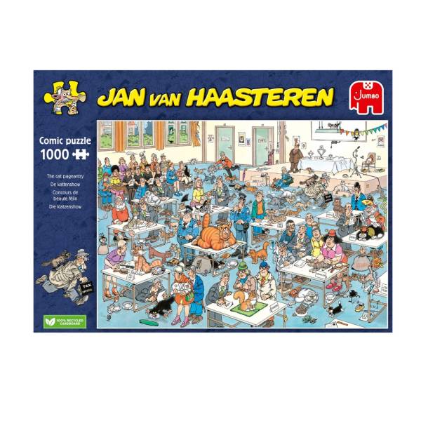 Puzzle: Die Katzenshow  (van Haasteren) (1000 Teile)