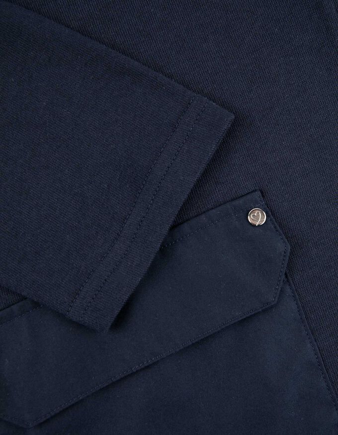 Sweatjacke - Baumwoll-Mix