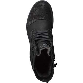 Mustang Schnürstiefelette in schwarz