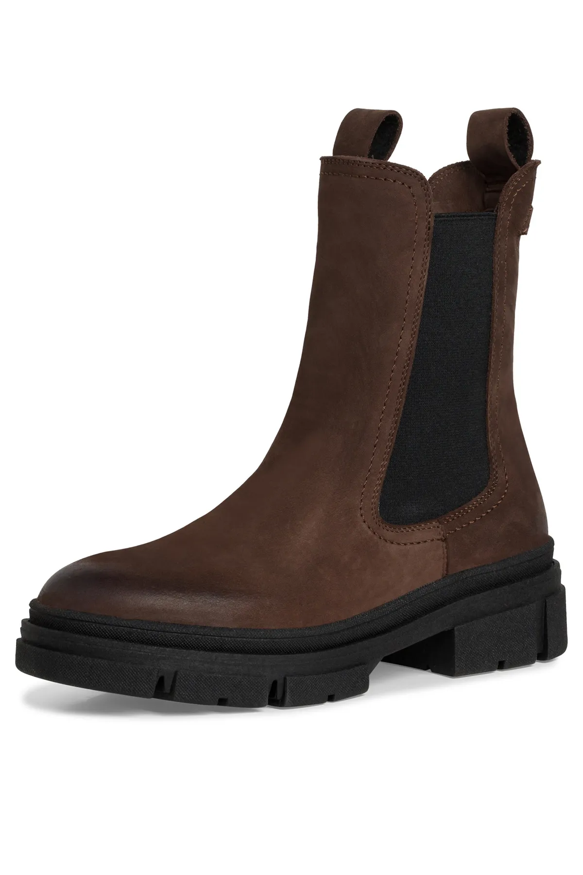 Tamaris  Stiefelette - Braun - Blockabsatz