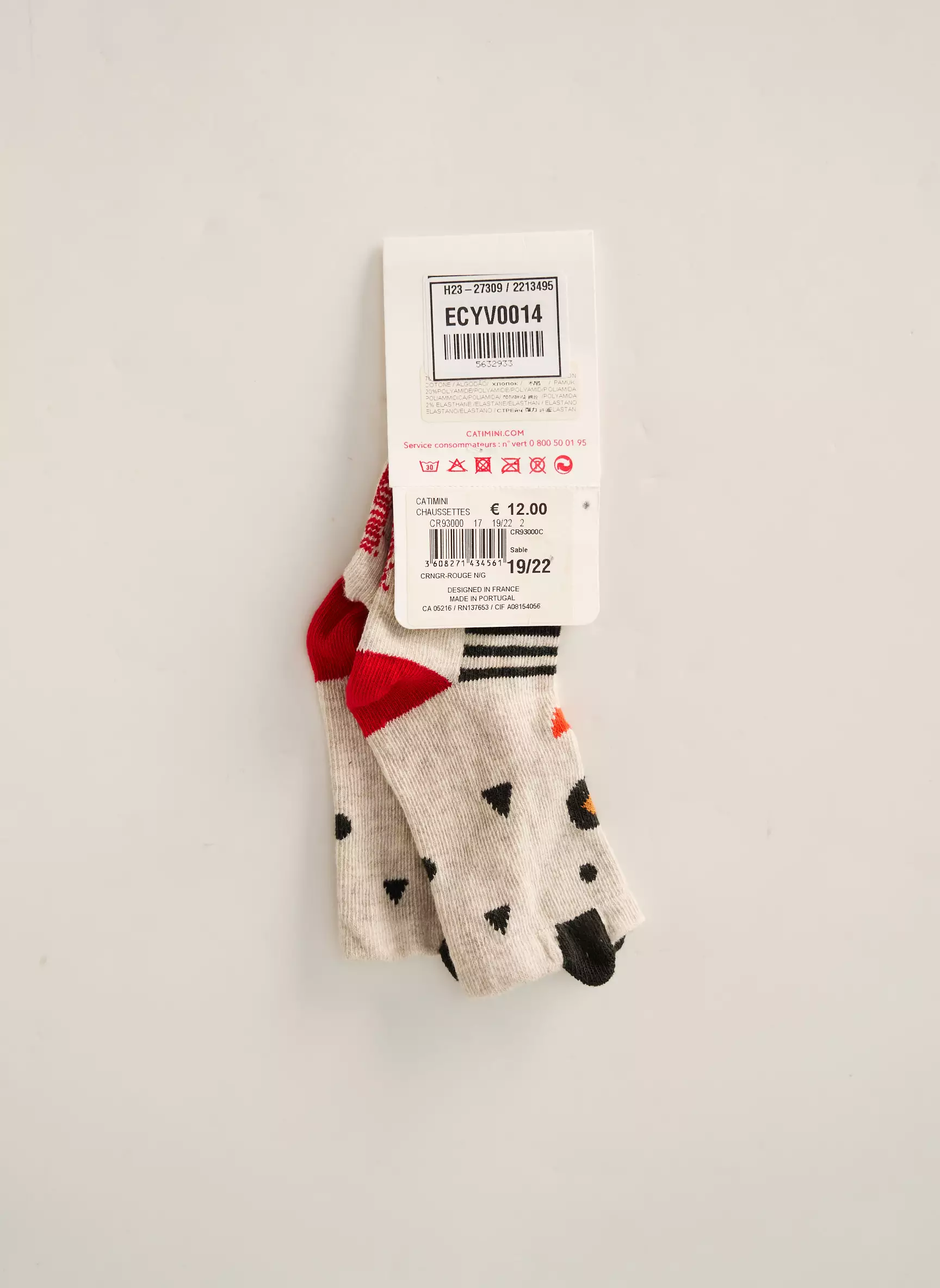 Catimini Chaussette Garcon couleur beige