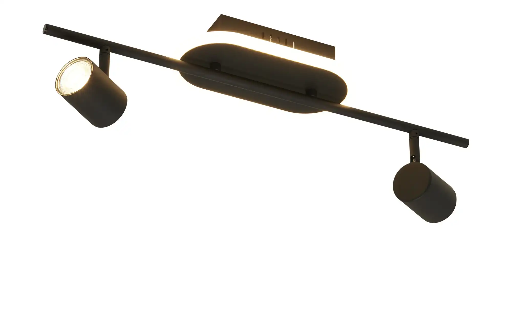 KHG LED-Deckenspot, 2 1-flammig, sandschwarz