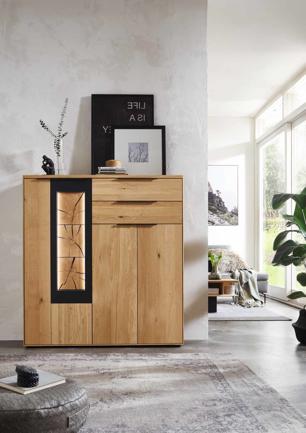 Highboard witlake Cortona