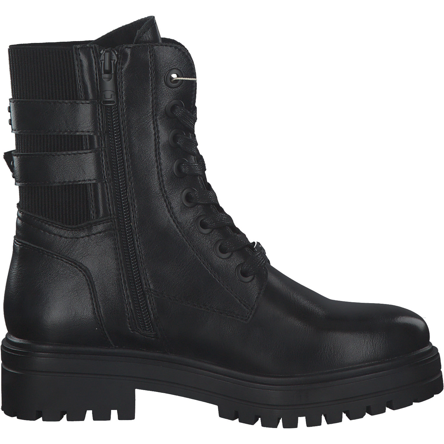 Tom Tailor 2194804, Schnürstiefeletten, Damen, Schwarz