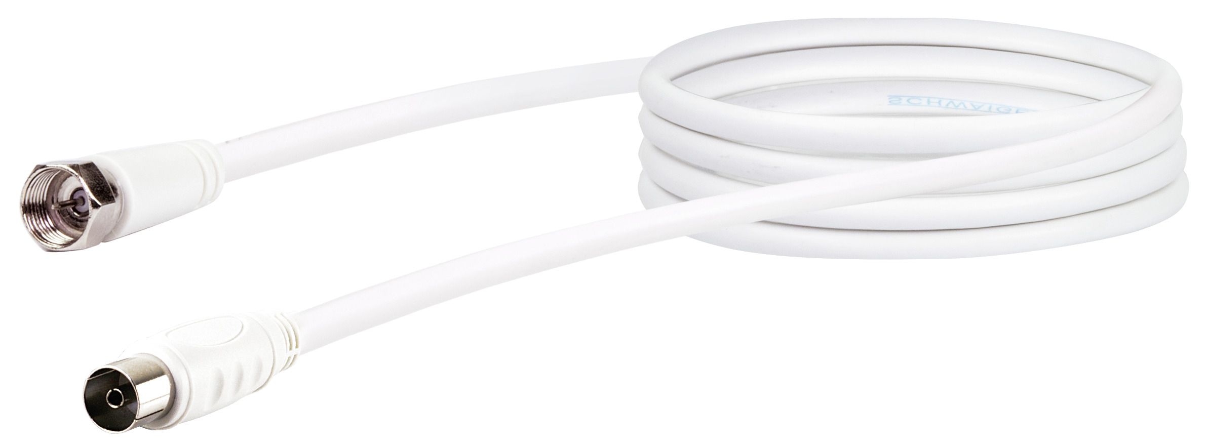 Schwaiger KVCK171 1,5 Meter weißes SAT-Antennen-Adapterkabel