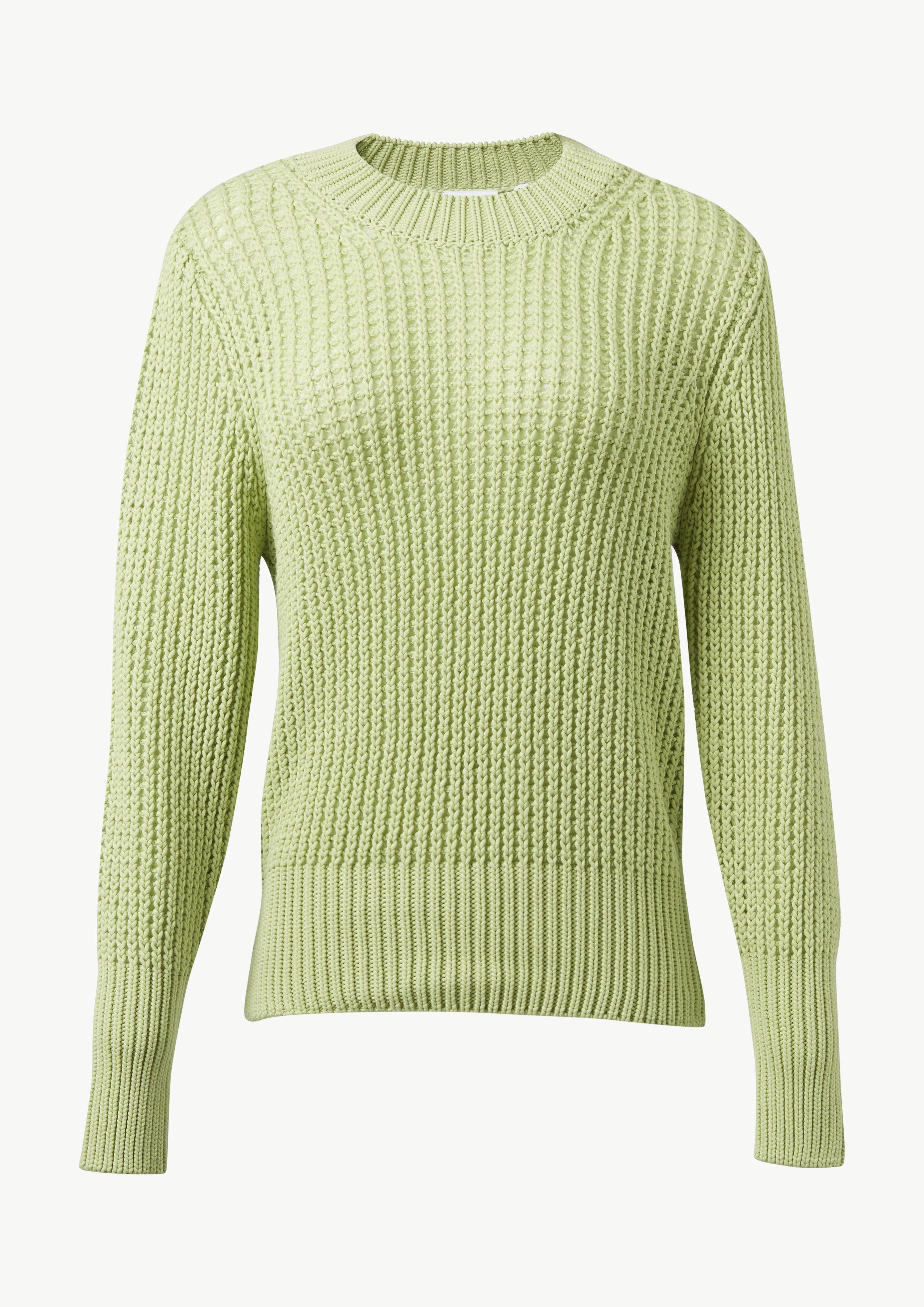 Strickpullover im Relaxed Fit - kiwigrün