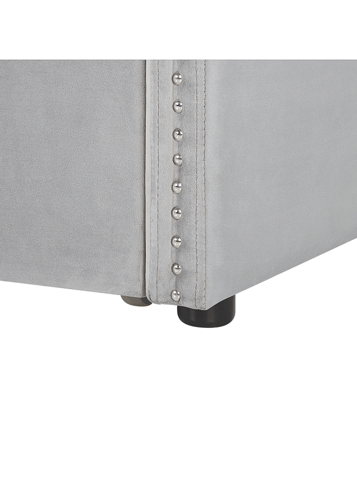 Beliani Tagesbett TROYES in Grau - (W) 99 x (H) 84 x (L) 213 cm günstig kaufen onesize