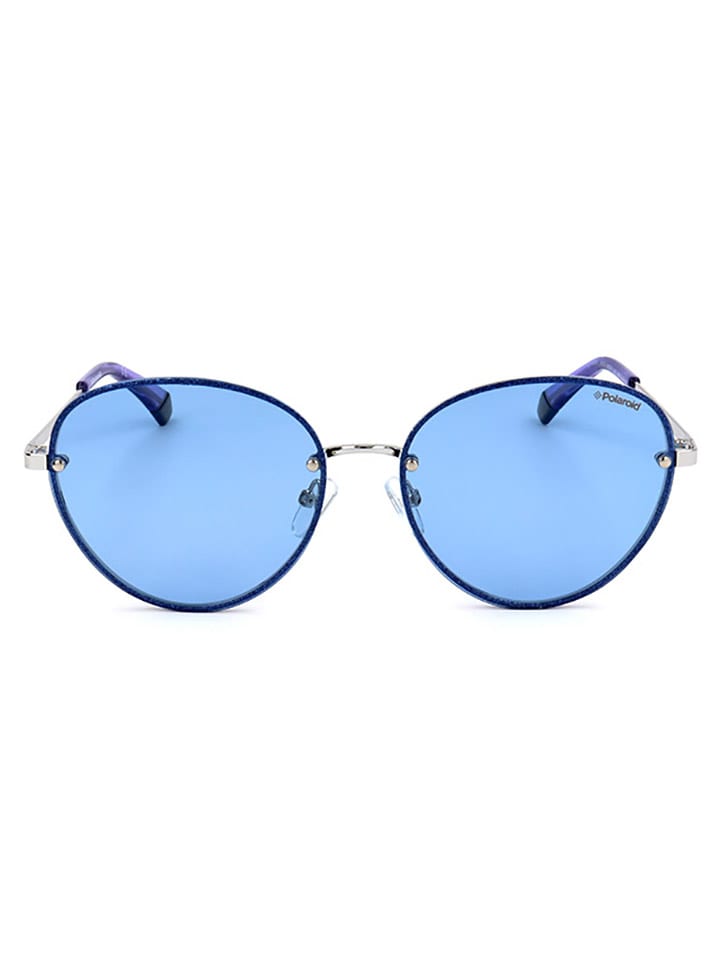 Polaroid Damen-Sonnenbrille in Blau/ Hellblau günstig kaufen 58