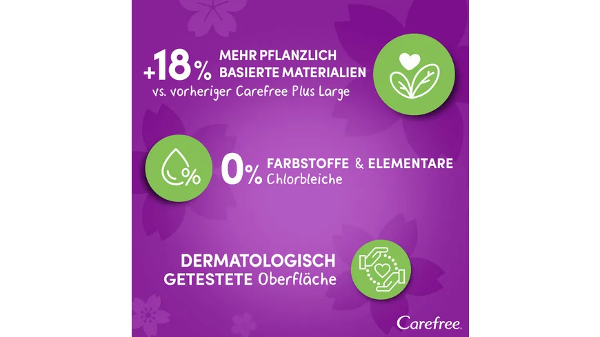 Carefree Plus Large Slipeinlagen leichter Duft