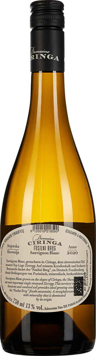 Domaine Ciringa Sauvignon Blanc Fosilni Breg 2020