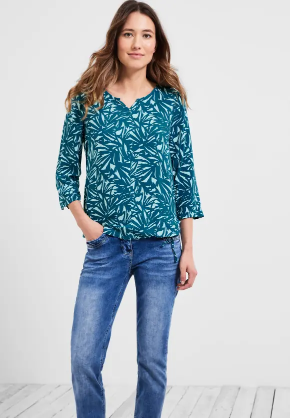 CECIL Print Bluse mit 3/4 Ärmel