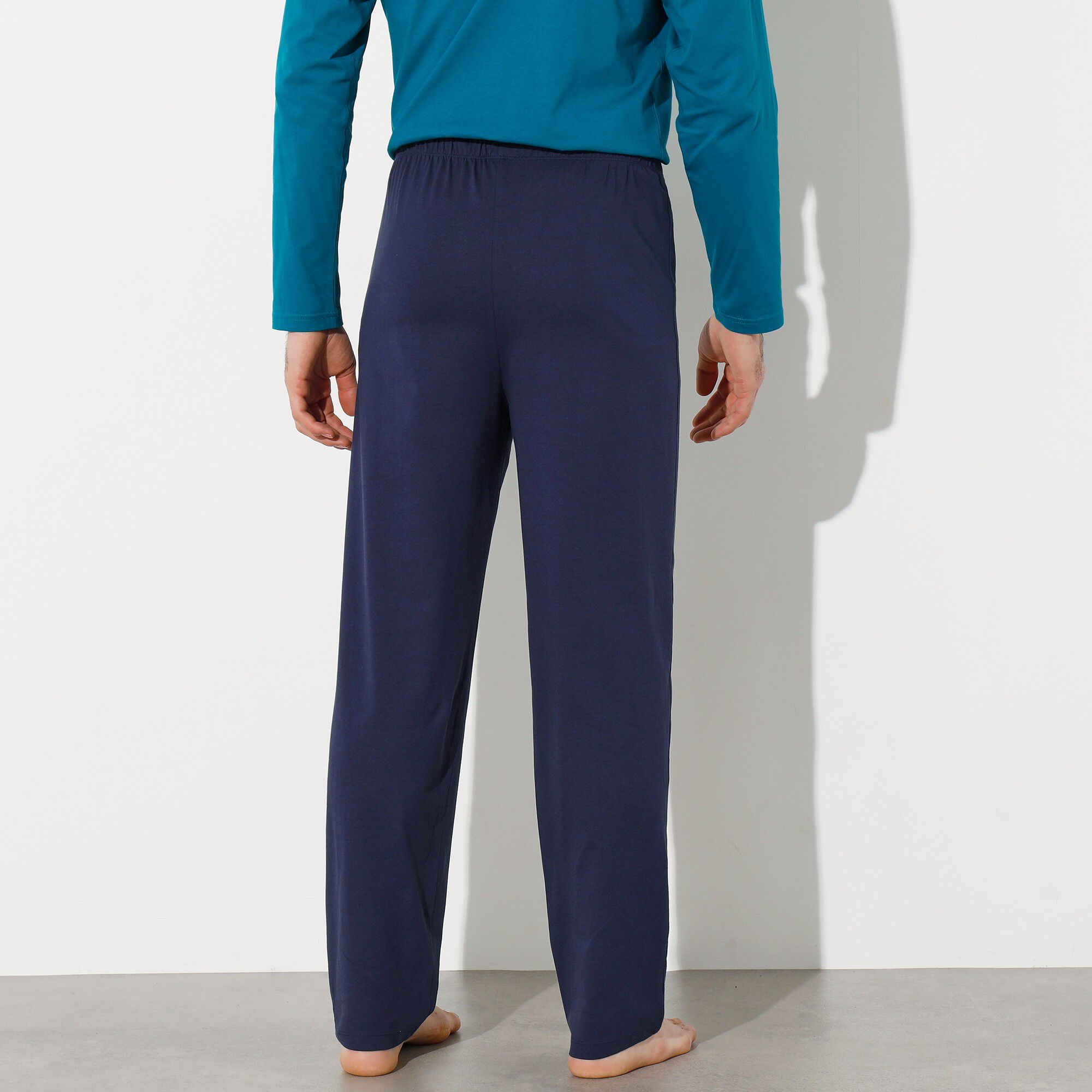 Pantalon pyjama uni marine