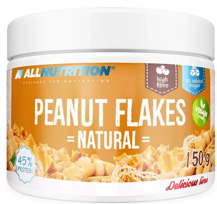 Νιφάδες φιστικιού Allnutrition Natural - φυστικοβούτυρο 150 γρ.