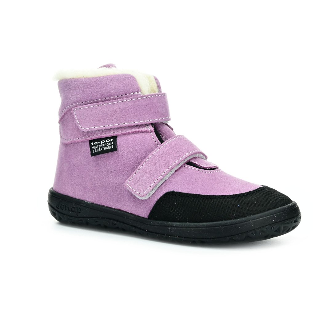 Jonap Jerry Orchid mit Wolle gefütterte Winterbarfußschuhe