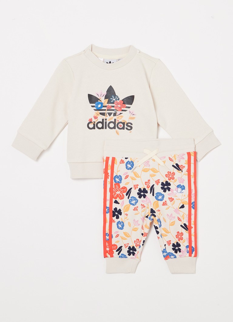 Dvoudílná sada svetru a tepláků Adidas Crew