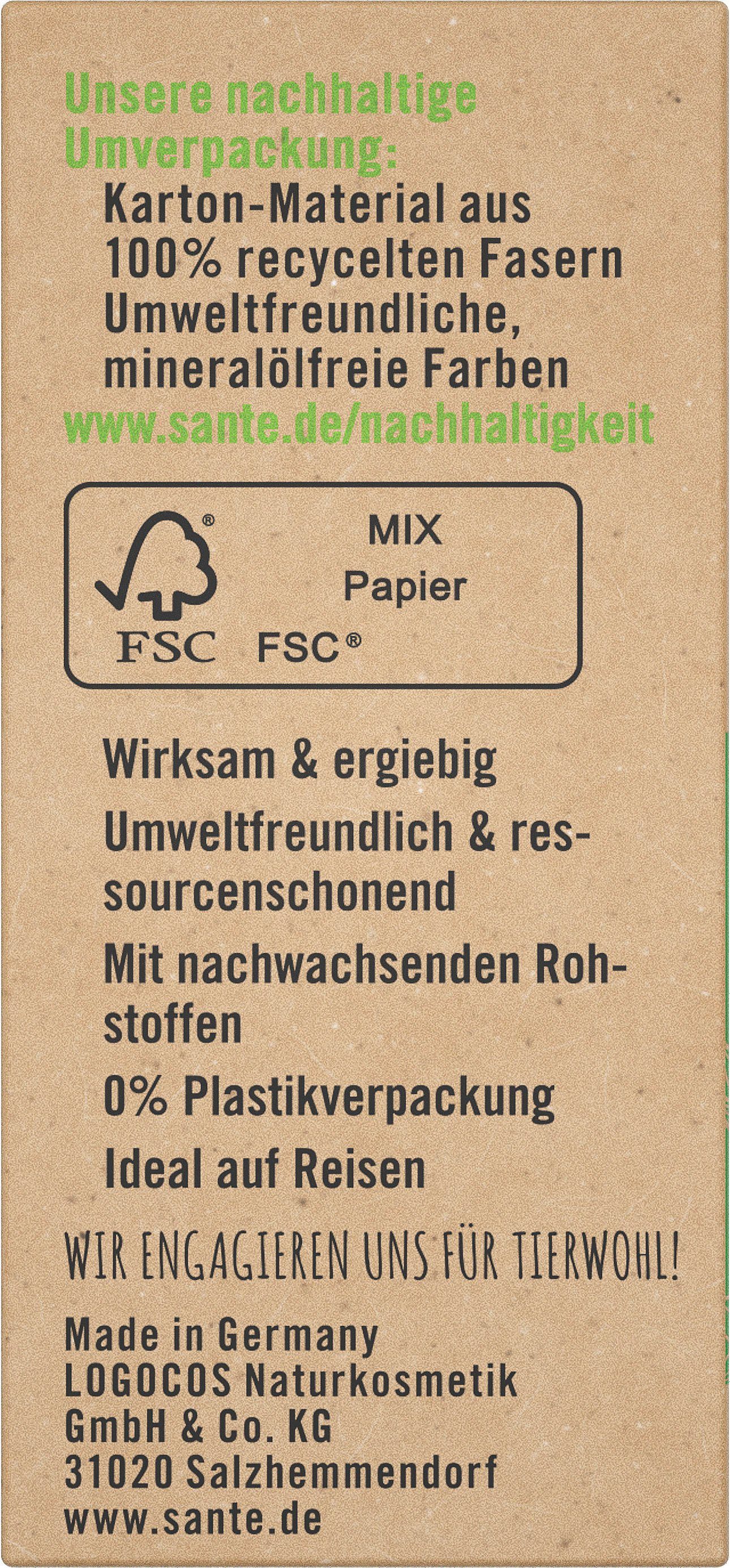 SANTE Feste Duschseife Feste Balance Duschpflege
