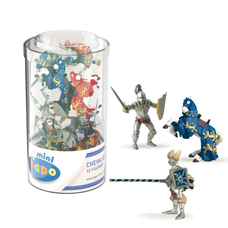 Coffret figurines Mini Tub's chevaliers Papo