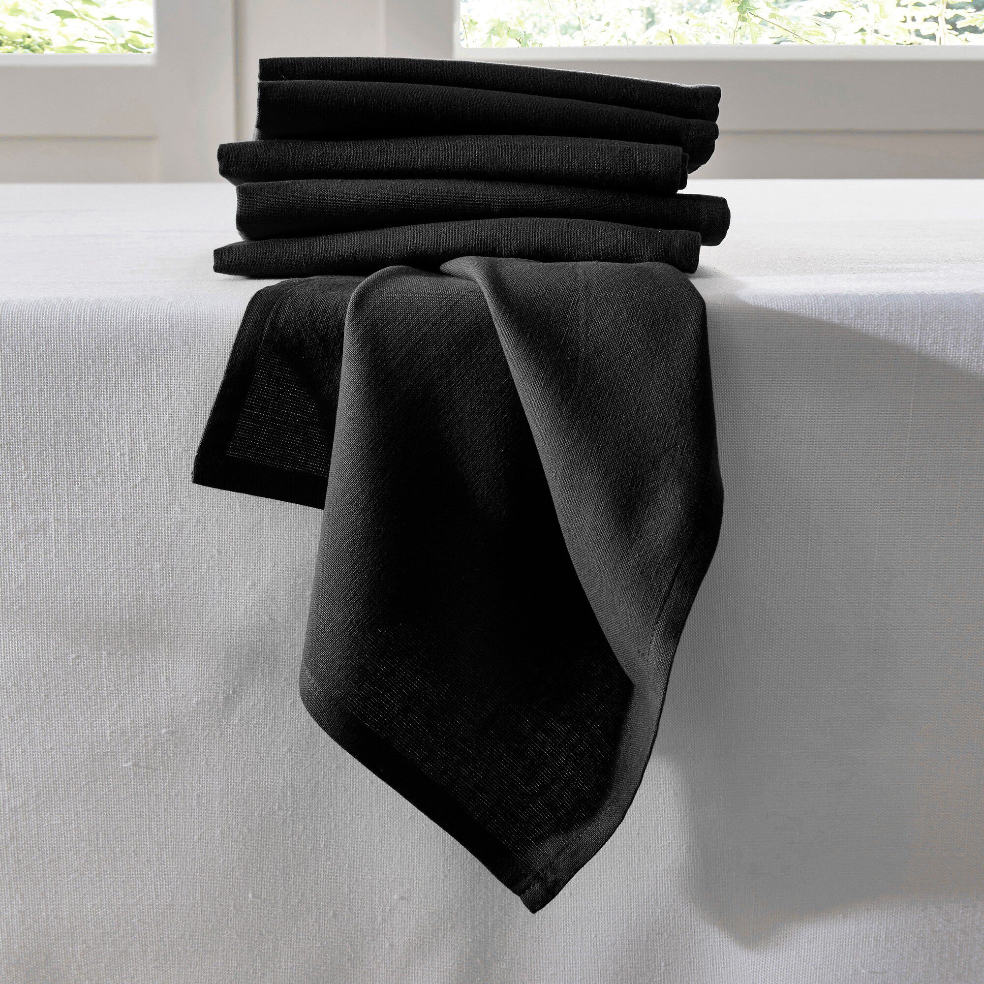 Serviette de table unie