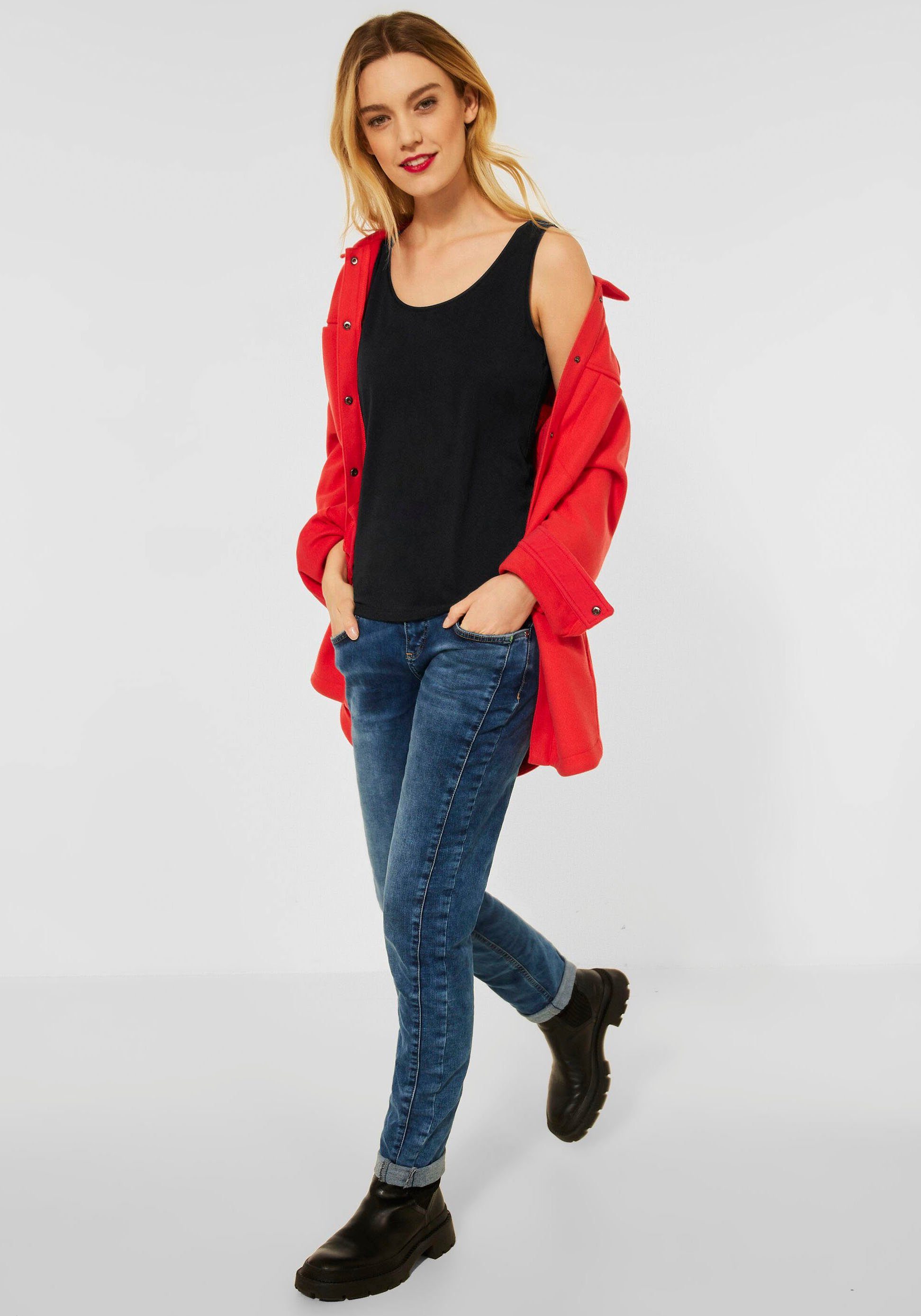 STREET ONE Tanktop Style Anni mit klassischem Rundhalsausschnitt