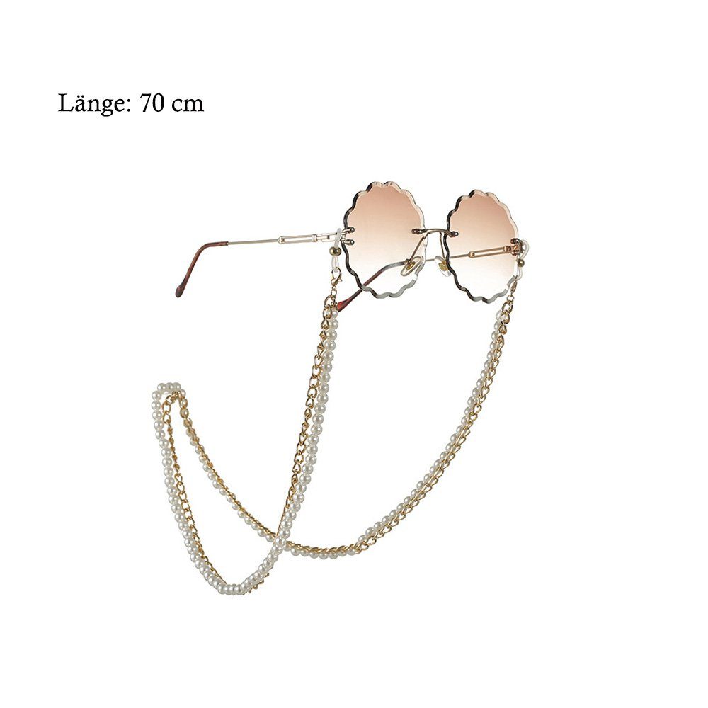 Tian Dee Brillenkette Mode Frauen Glaskette Perlen Gesichtsmaskenkette Perle Brillenkette