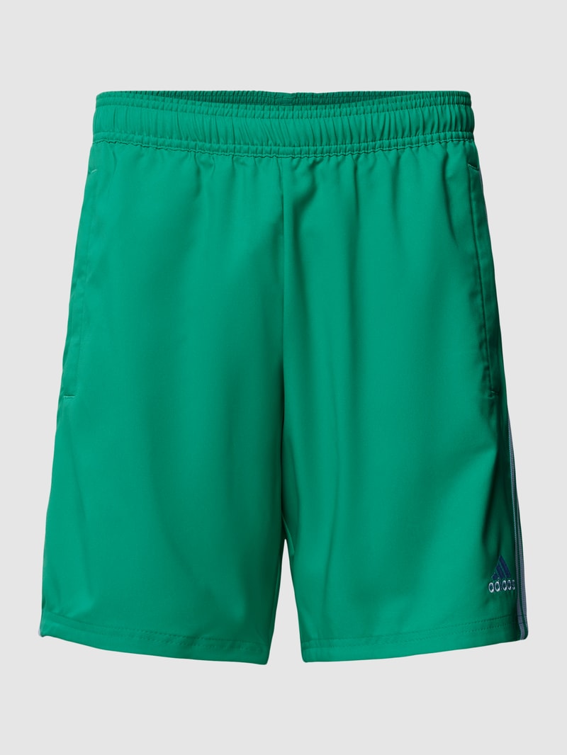 Shorts mit elastischem Bund in grün