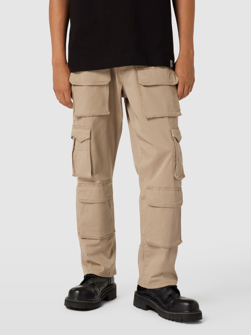 Cargohose im Stufen-Look Modell 'CLARK' in beige