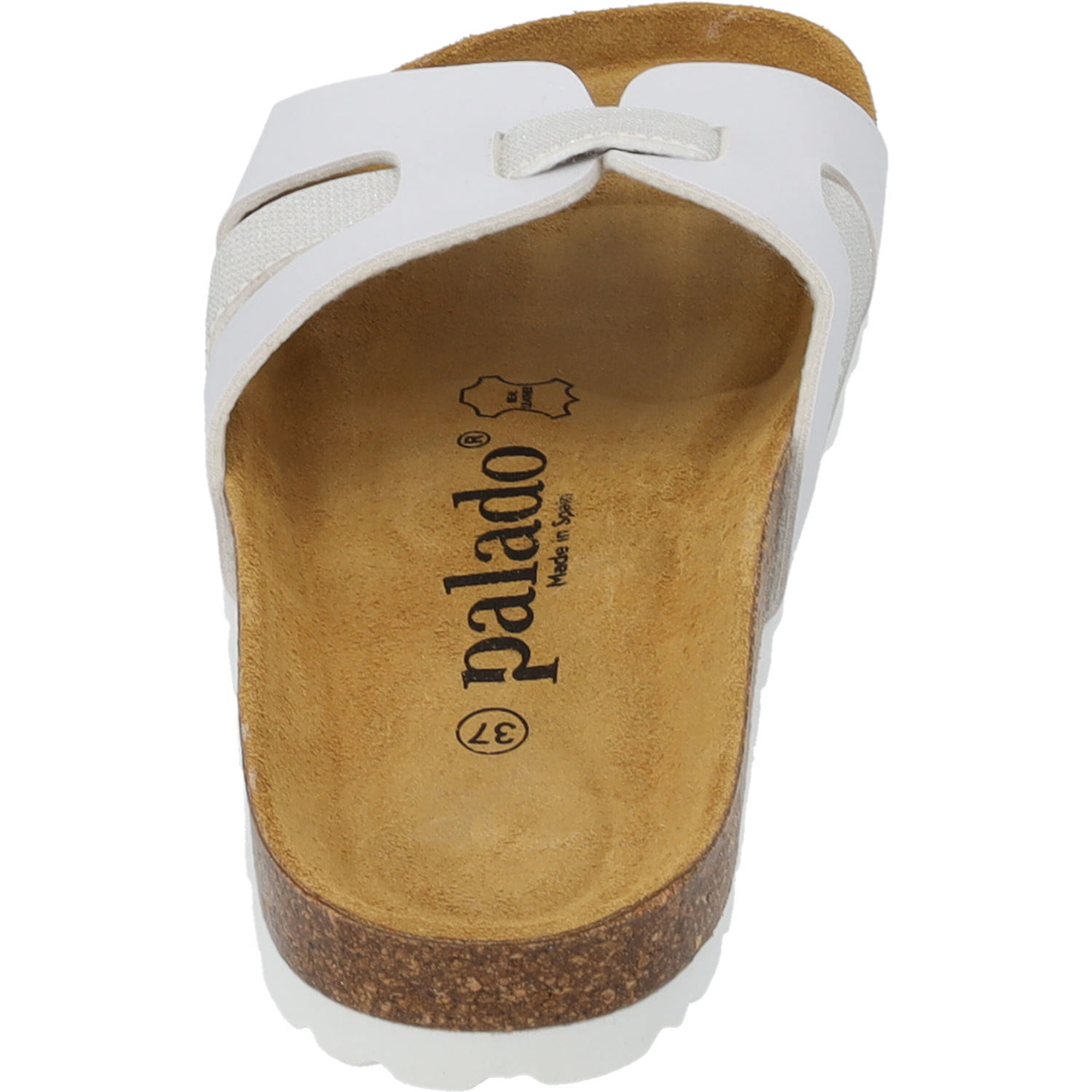 Palado Crisui, Pantoletten, Damen, Weiß Metallic