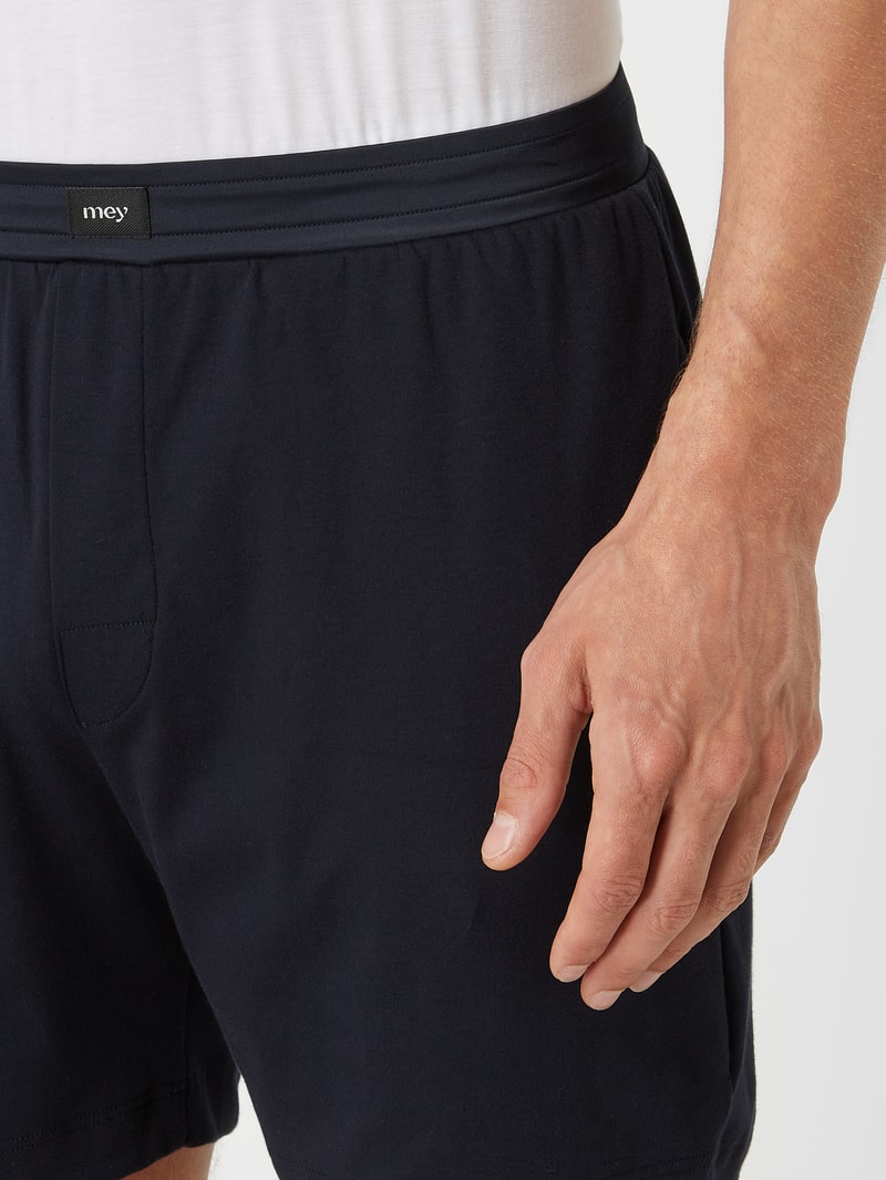 Pyjama-Hose aus Baumwolle in dunkelblau