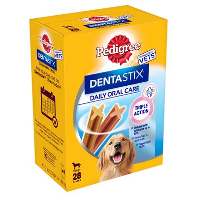 Zahnpflege Snack: Pedigree Dentastix für große Hunde (>25 kg)