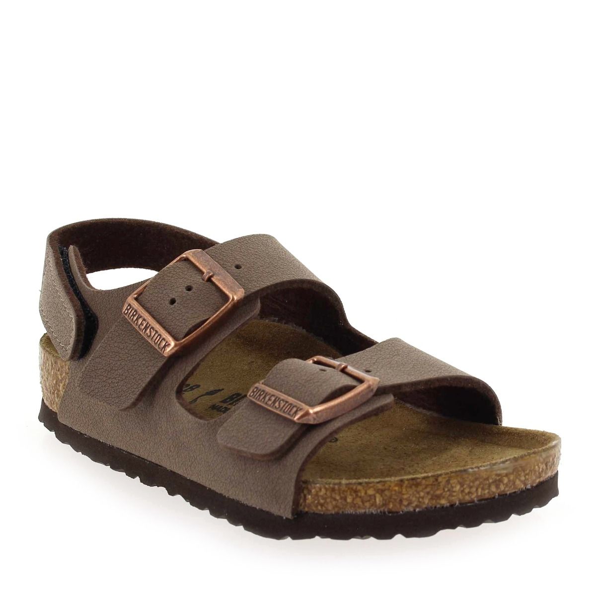 Birkenstock  MILANO HL KIDS BIRKIBUC - Marron