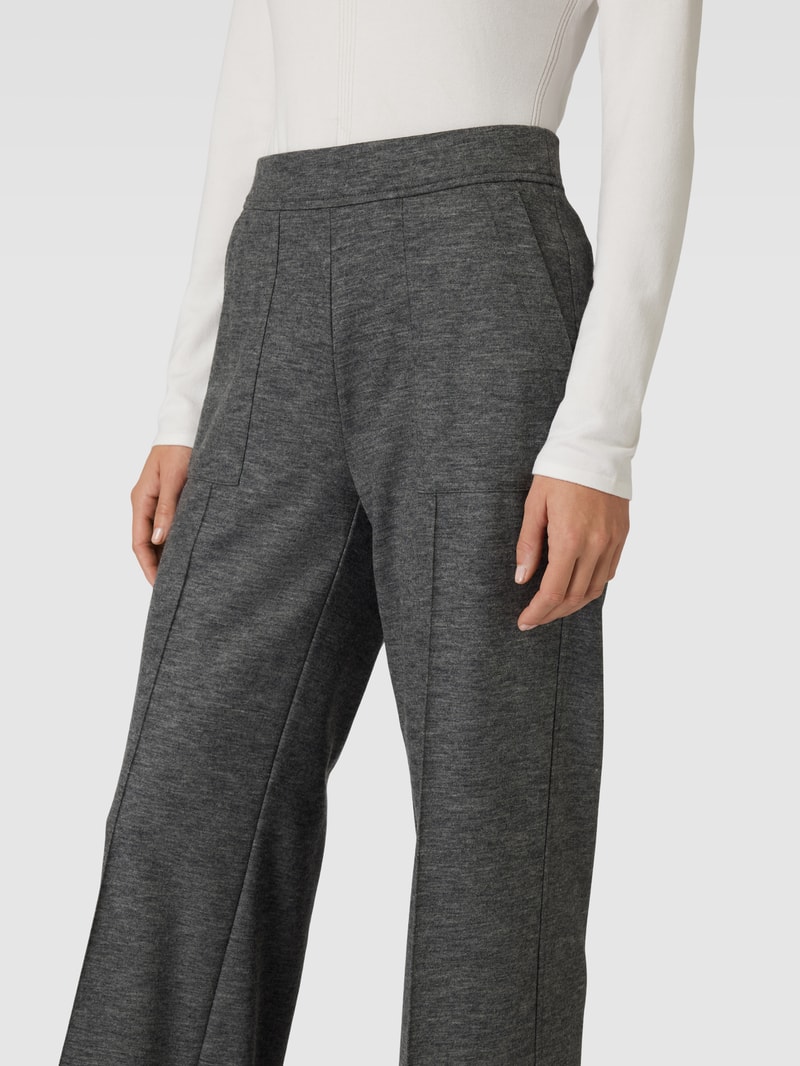 Stoffhose im melierten Design Modell 'CAMERON UTILITY' in anthrazit meliert
